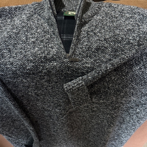 Stillwater Supply Co. Other - Men's Black and Gray 1/4 Zip-Up Sweater